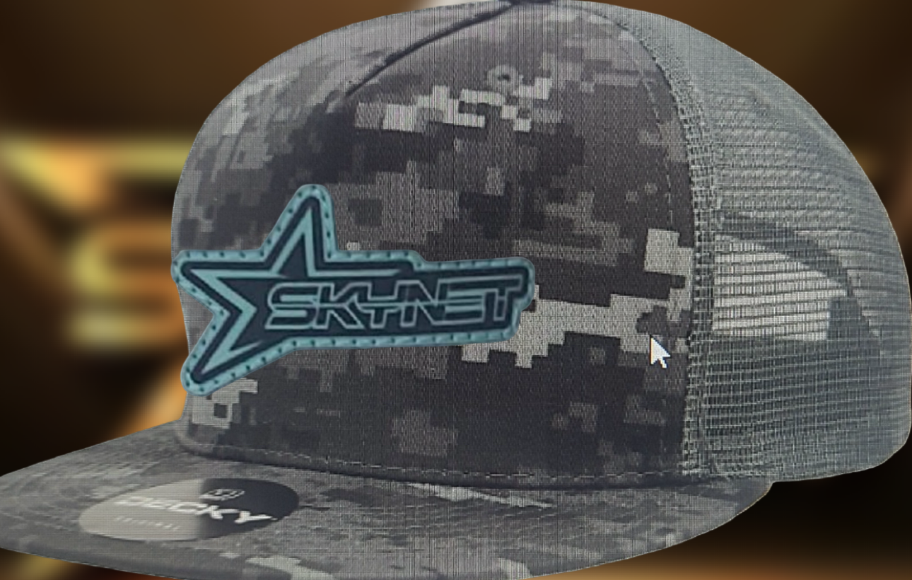 Grey digicamo Hat