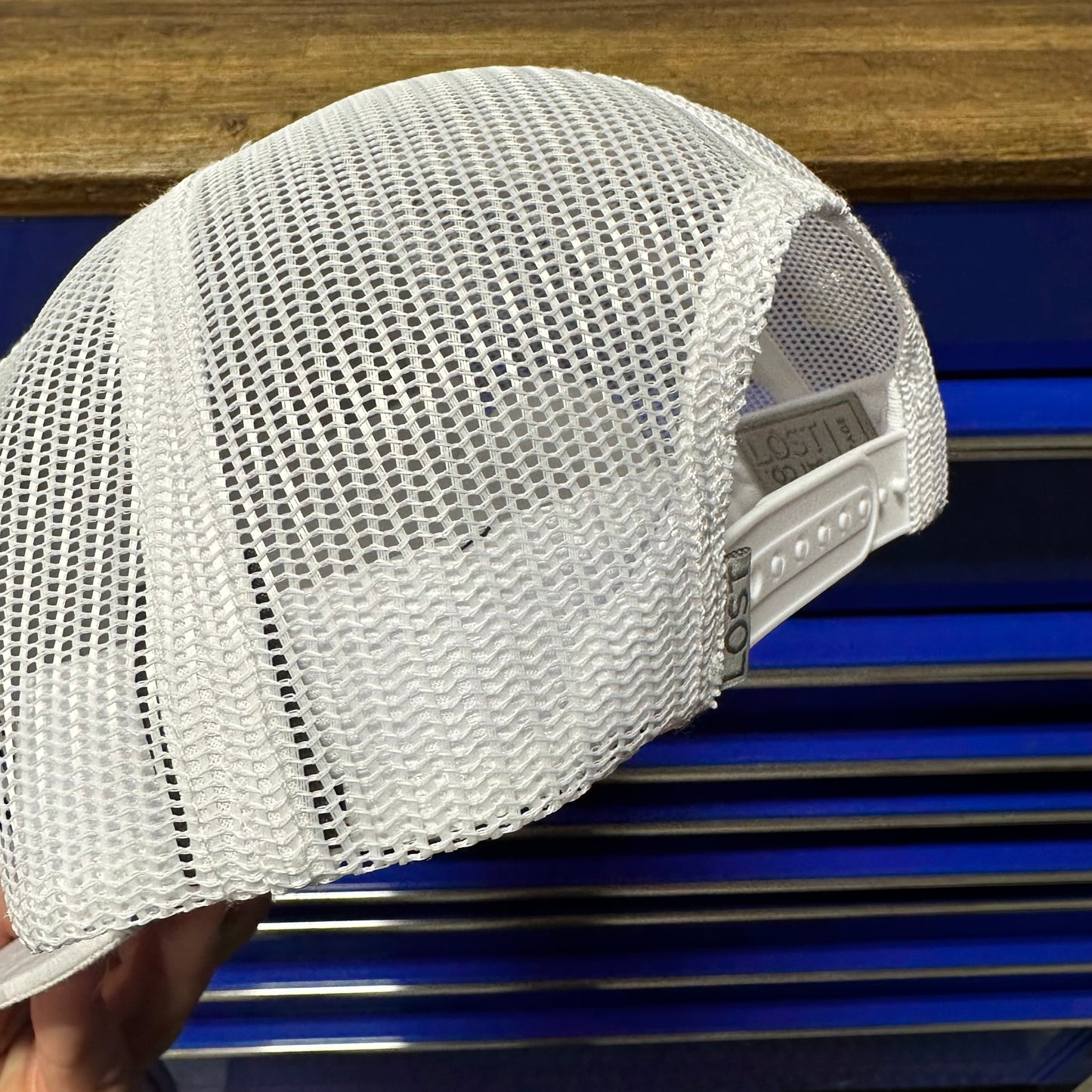 White Leopard Flat Bill Stitched Logo