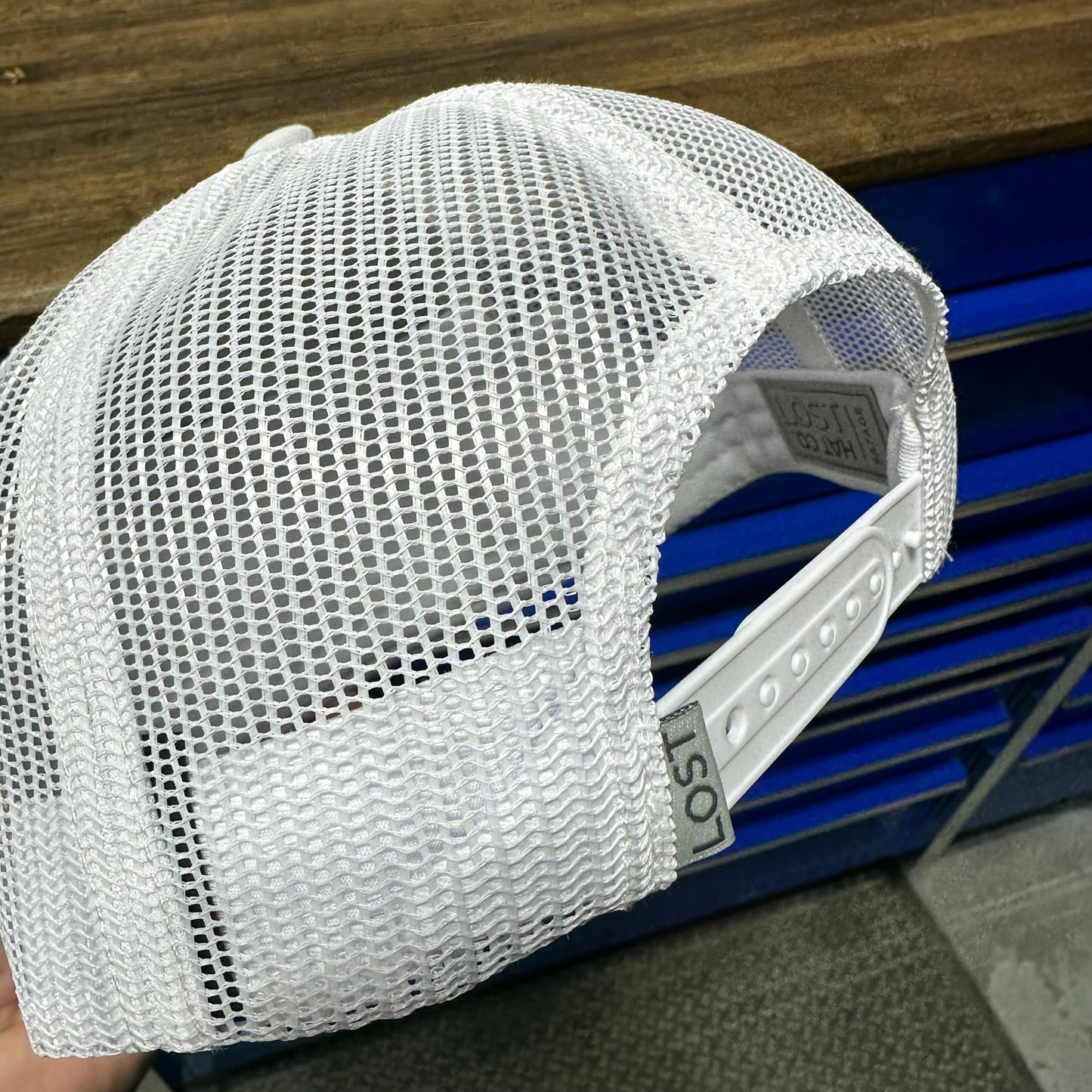 White Leopard Flat Bill Stitched Logo