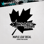 Maple Leaf Solid Decal