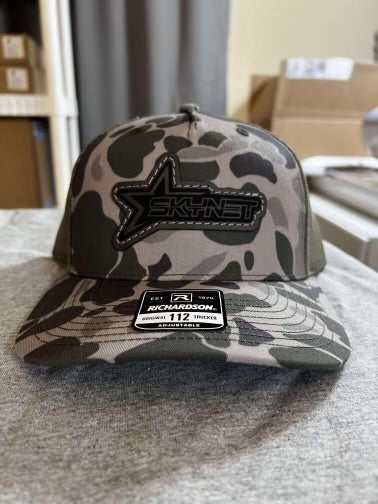 Dark Gray Camo Rope Hat