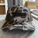 Dark Gray Camo Rope Hat