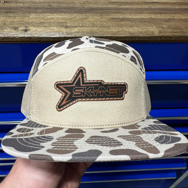 Leopard Flat Bill Stitched Logo