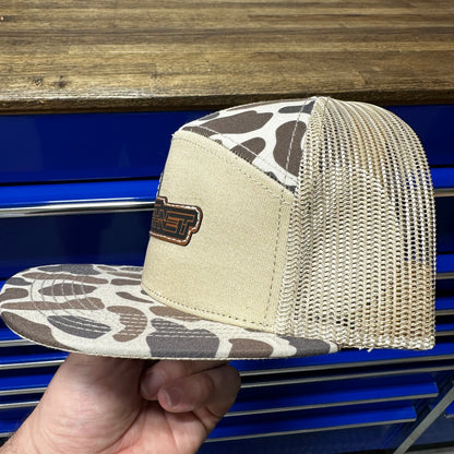 Leopard Flat Bill Stitched Logo