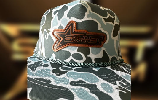 Green Camo Rope Hat
