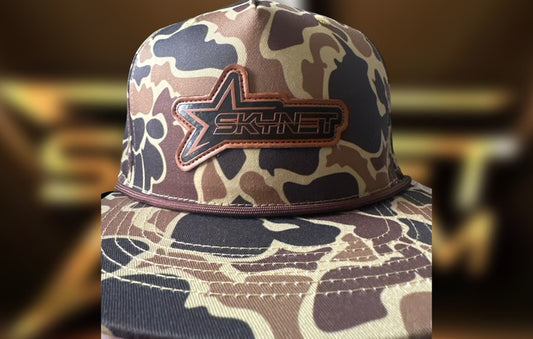 Brown Duck Camo Rope Hat