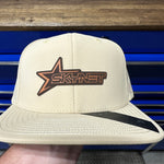 Desert Flat Bill Tan Logo