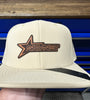 Desert Flat Bill Tan Logo