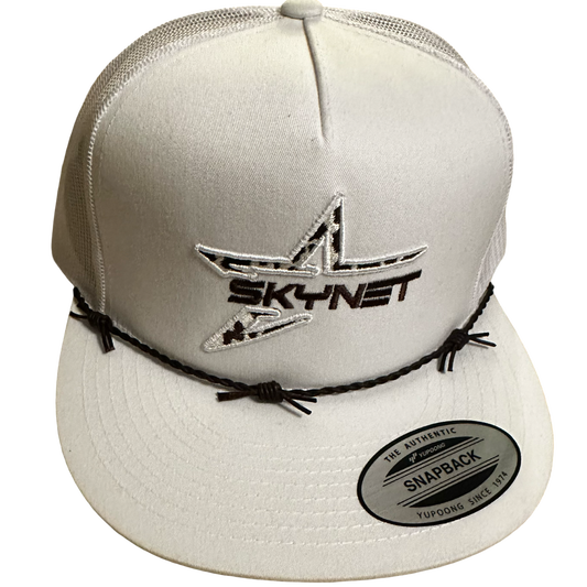 White Cow print barbed wire