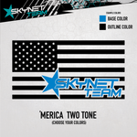 Merica Decal Two Tone