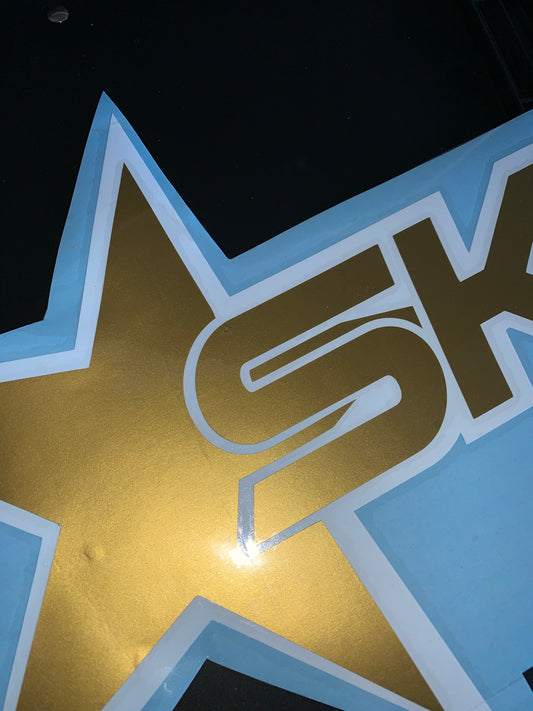 48 Inch Two Tone Windshield Decal